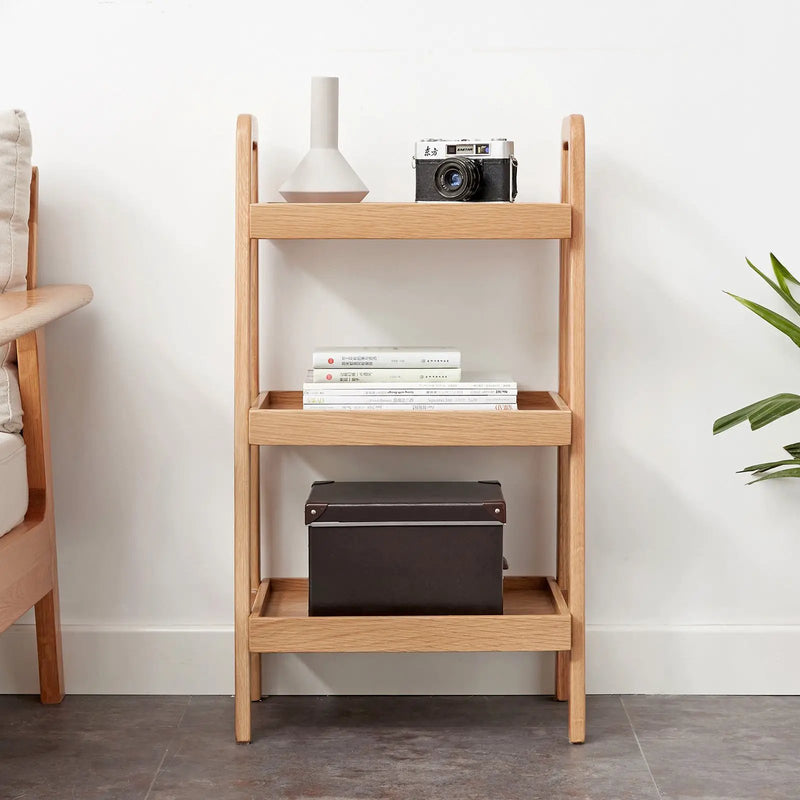 3-Tier Beech Wood Shoe Rack for Premium Storage by HouseOfZazla
