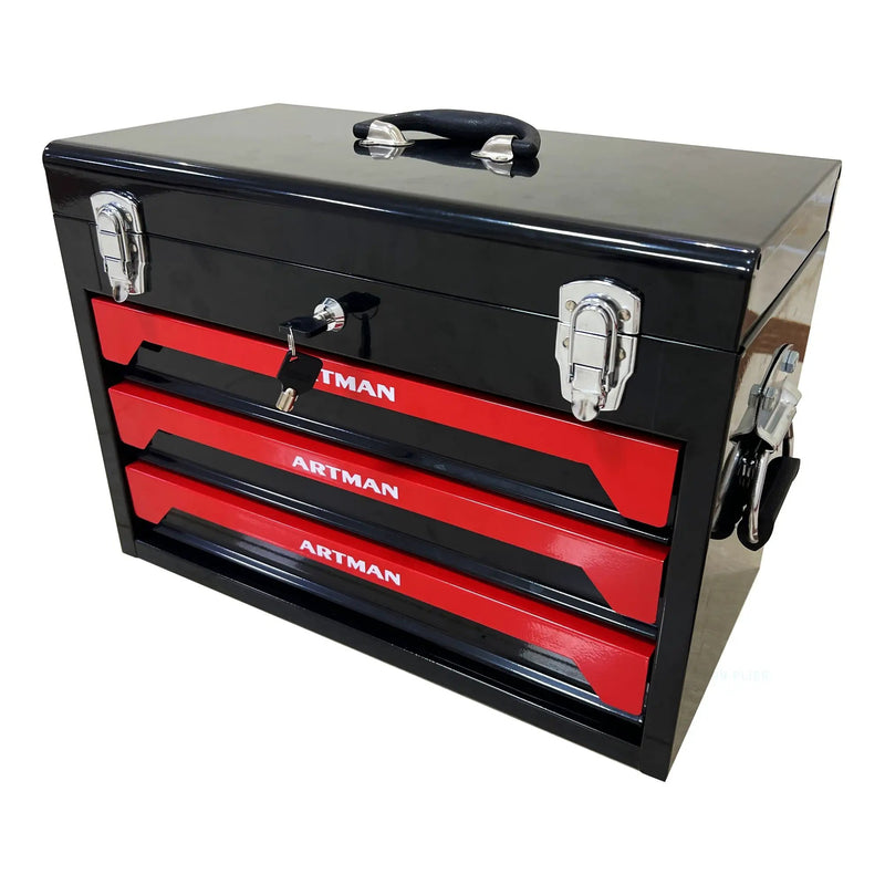 20'' Portable 3-Drawer Steel Toolbox by HouseOfZazla