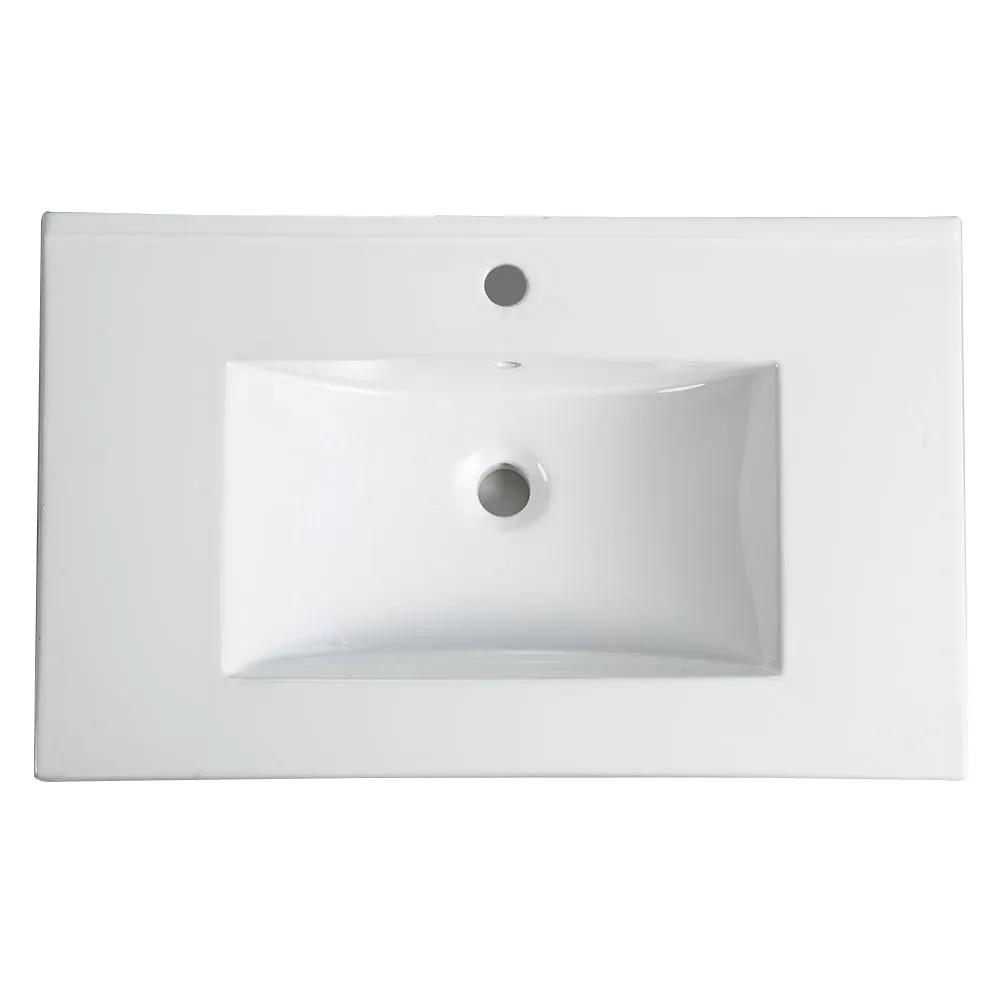 30" Bathroom Vanity with Ceramic Top - BL9075B by HouseOfZazla