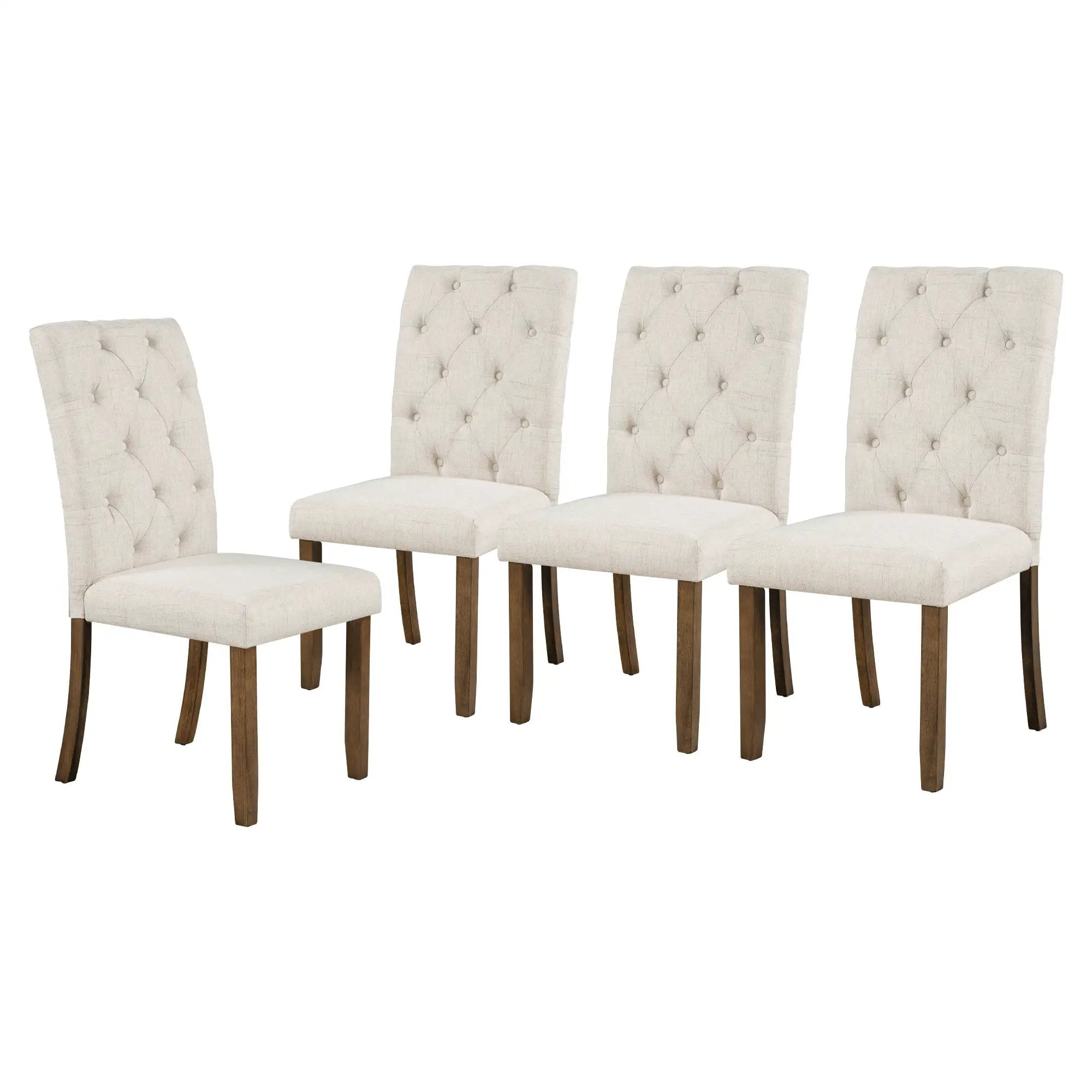 TREXM 6-Piece Farmhouse Dining Table Set by HouseOfZazla