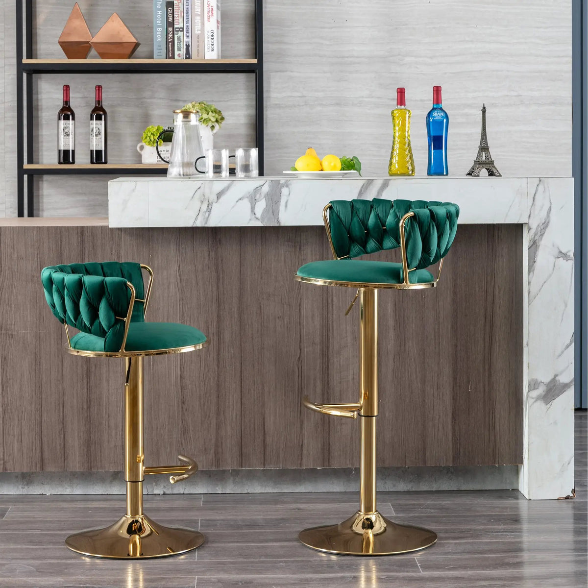 Set of 2 Bar Stools by HouseOfZazla