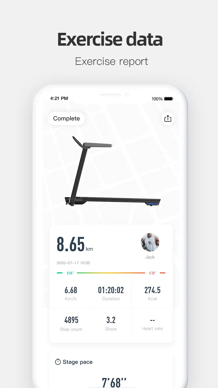 Fitshow App Home Foldable Treadmill with Incline by HouseOfZazla