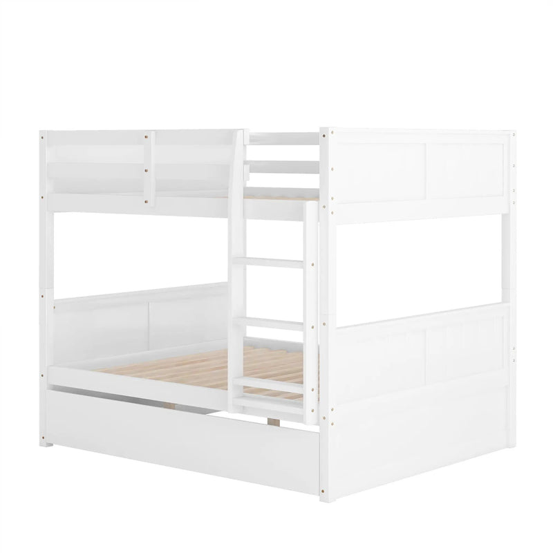 Full Over Full Bunk Bed with Twin Size Trundle by HouseOfZazla
