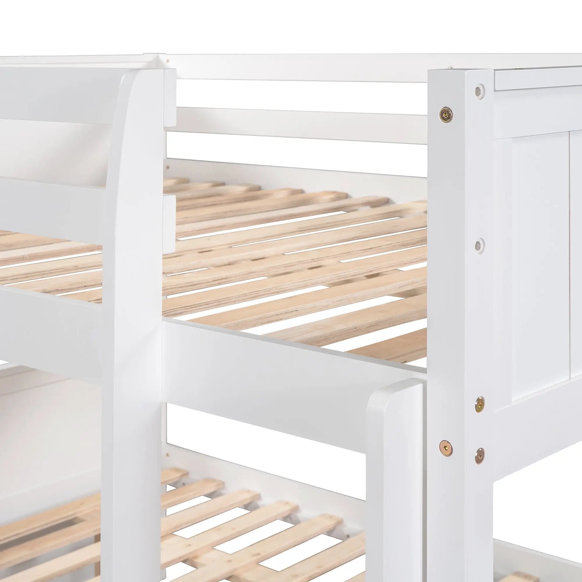 Full Over Full Bunk Bed with Twin Size Trundle by HouseOfZazla