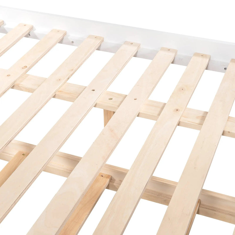 Full Over Full Bunk Bed with Twin Size Trundle by HouseOfZazla