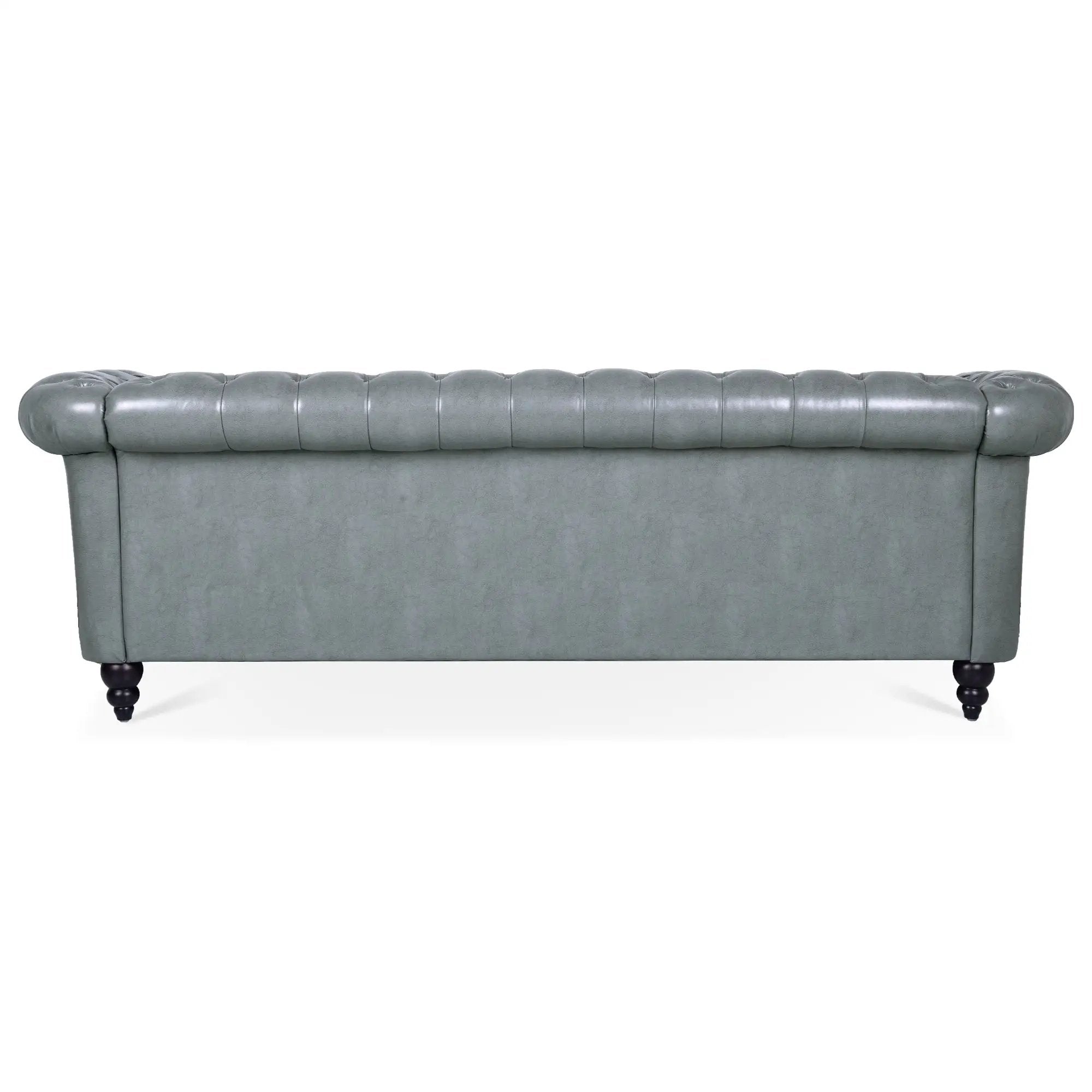 Rolled Arm Chesterfield 3 Seater Sofa by HouseOfZazla
