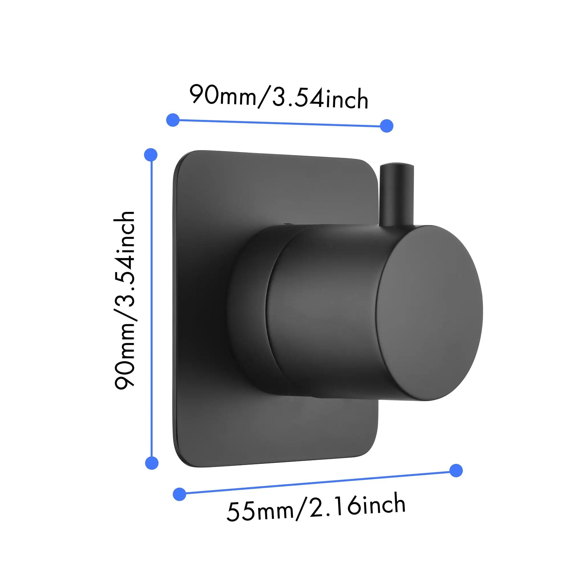 3/4" Cast Metal Volume Control Valve for Shower by HouseOfZazla
