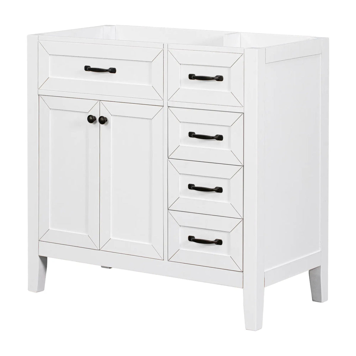 36" Bathroom Vanity Without Sink - Cabinet Base Only by HouseOfZazla