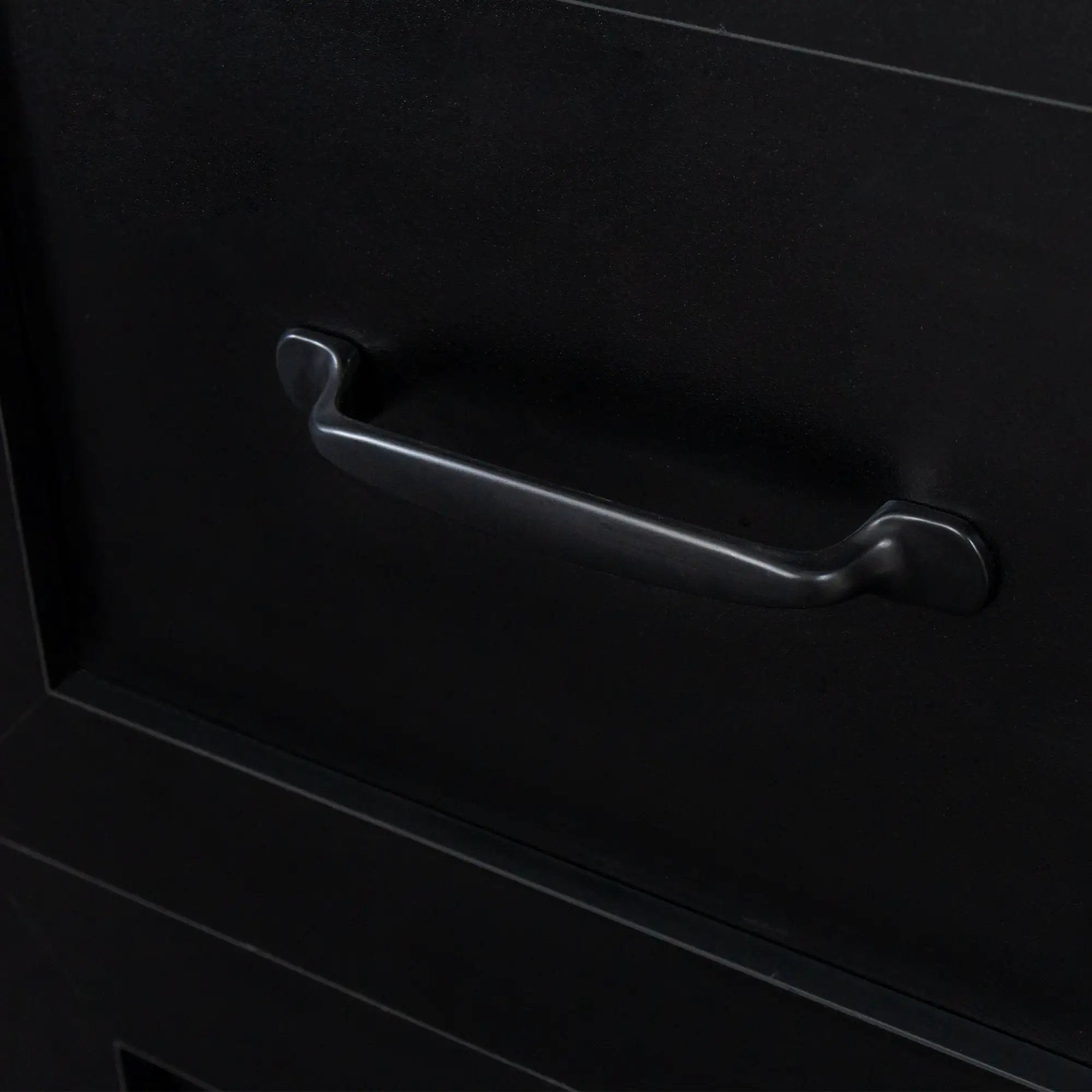 Home Office Computer Desk with Hutch, Antiqued Black by HouseOfZazla