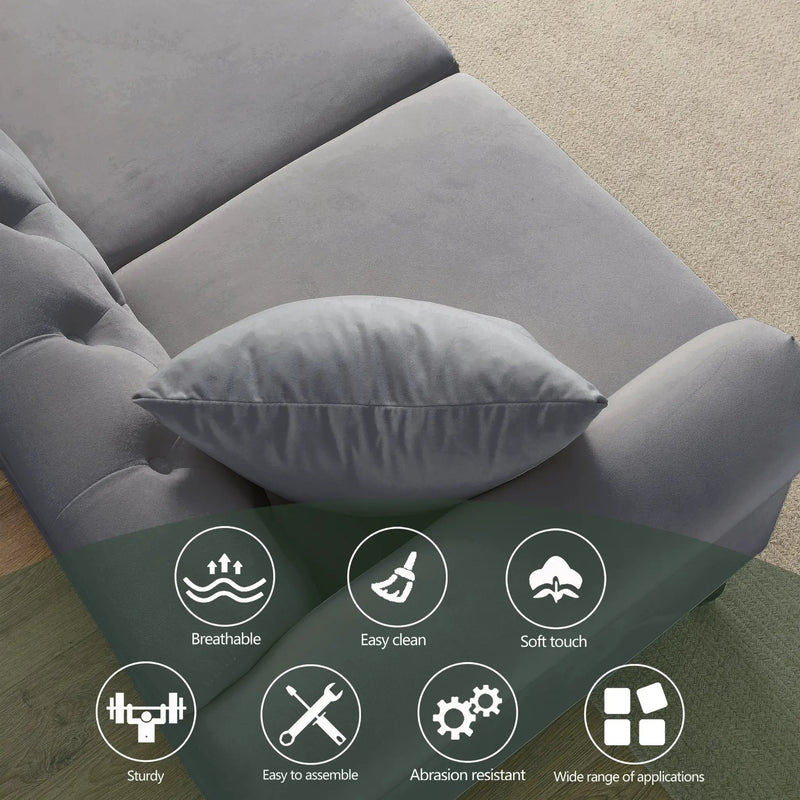 79" Chesterfield Sofa by HouseOfZazla