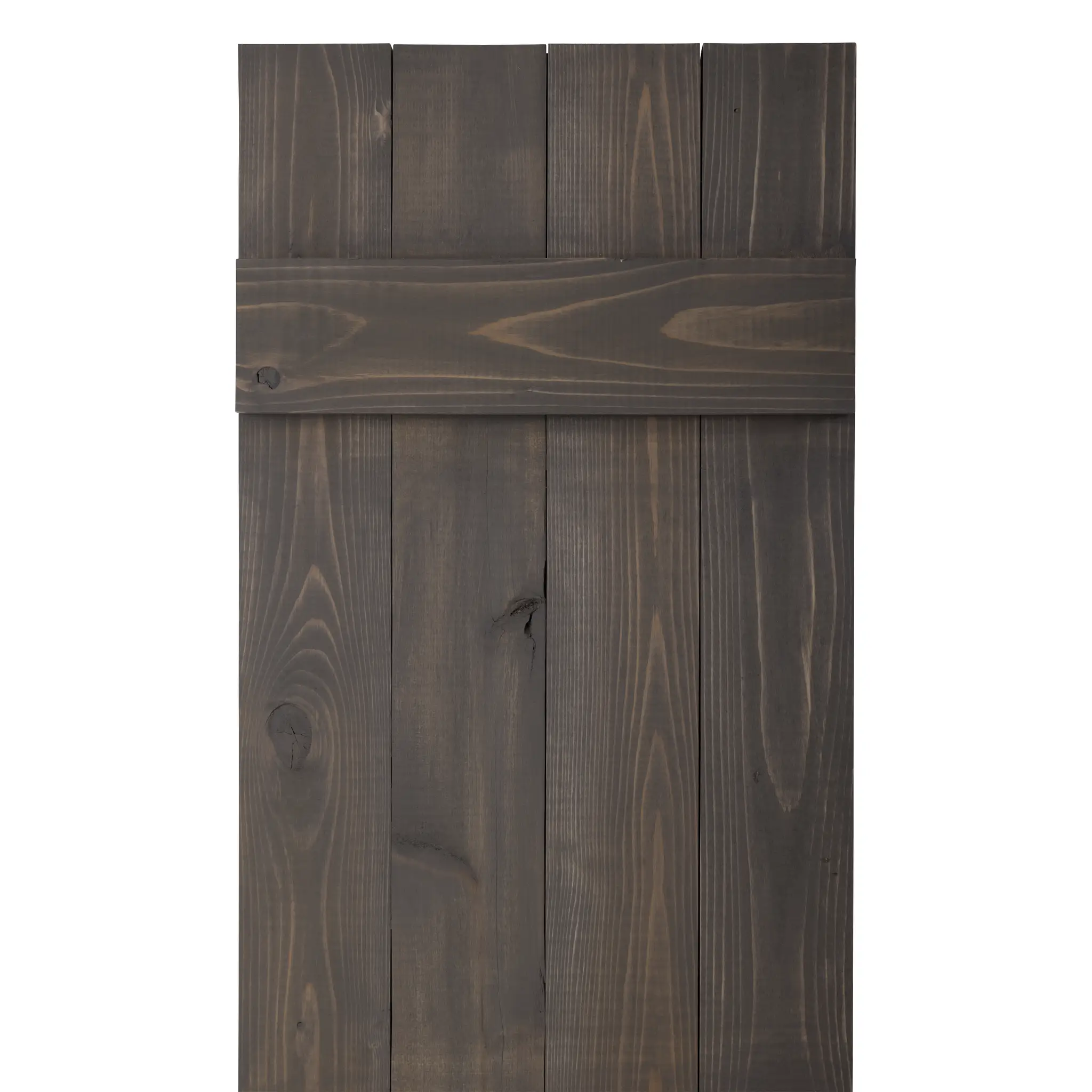 Traditional Board & Batten Exterior Wood Shutters - Cedar - Set of 2 by Dogberrycollections