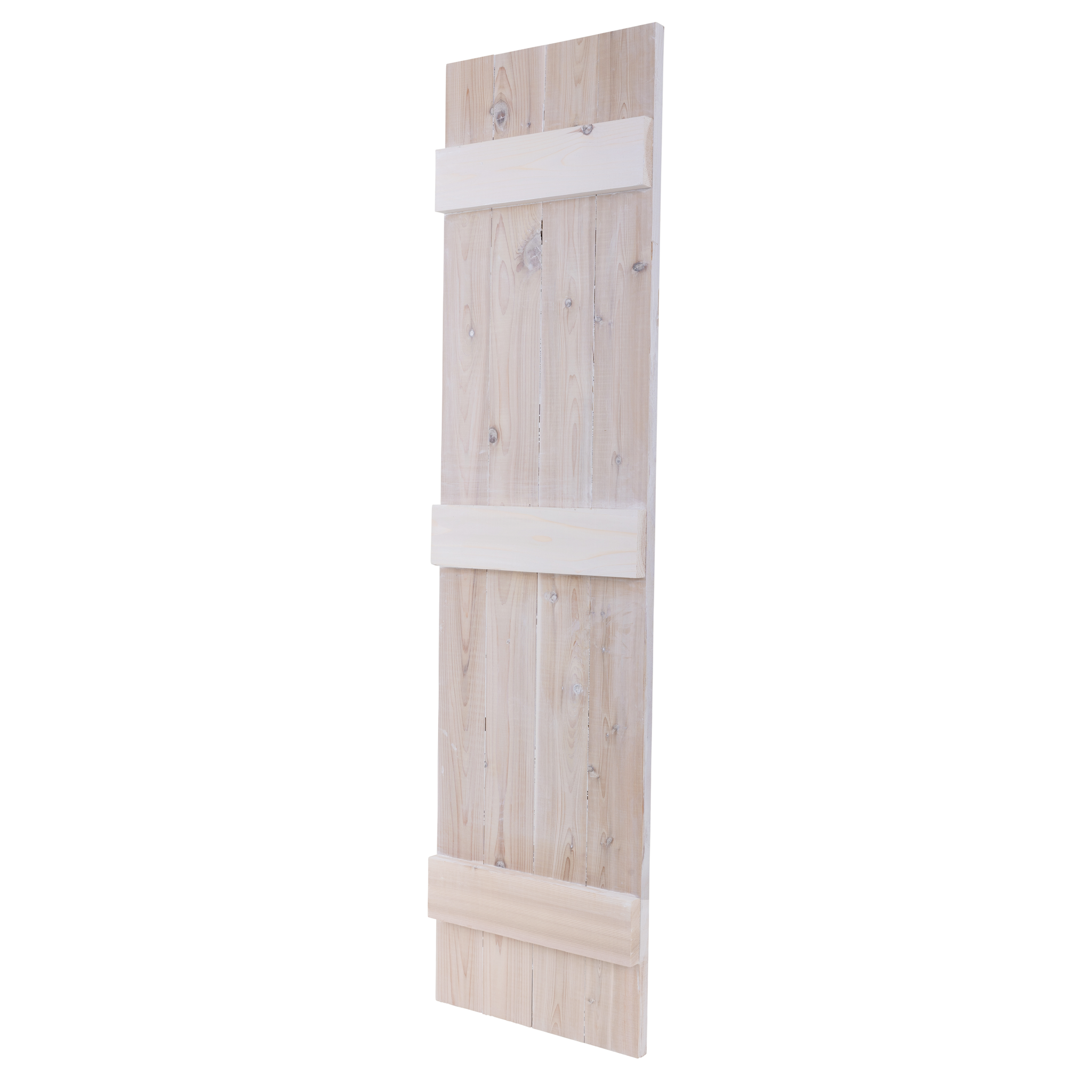 Traditional Board & Batten Exterior Wood Shutters - Cedar - Set of 2 by Dogberrycollections