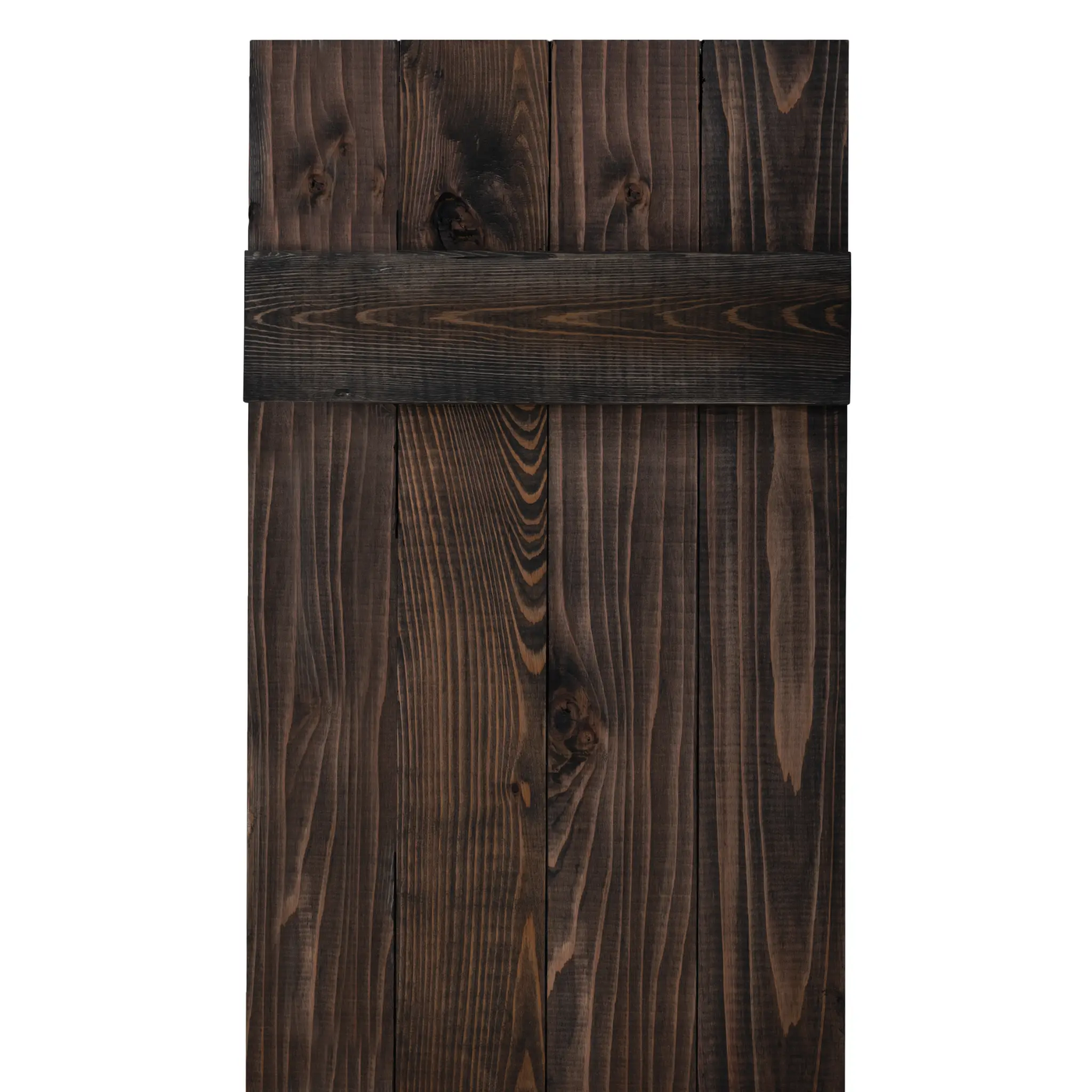Traditional Board & Batten Exterior Wood Shutters - Cedar - Set of 2 by Dogberrycollections