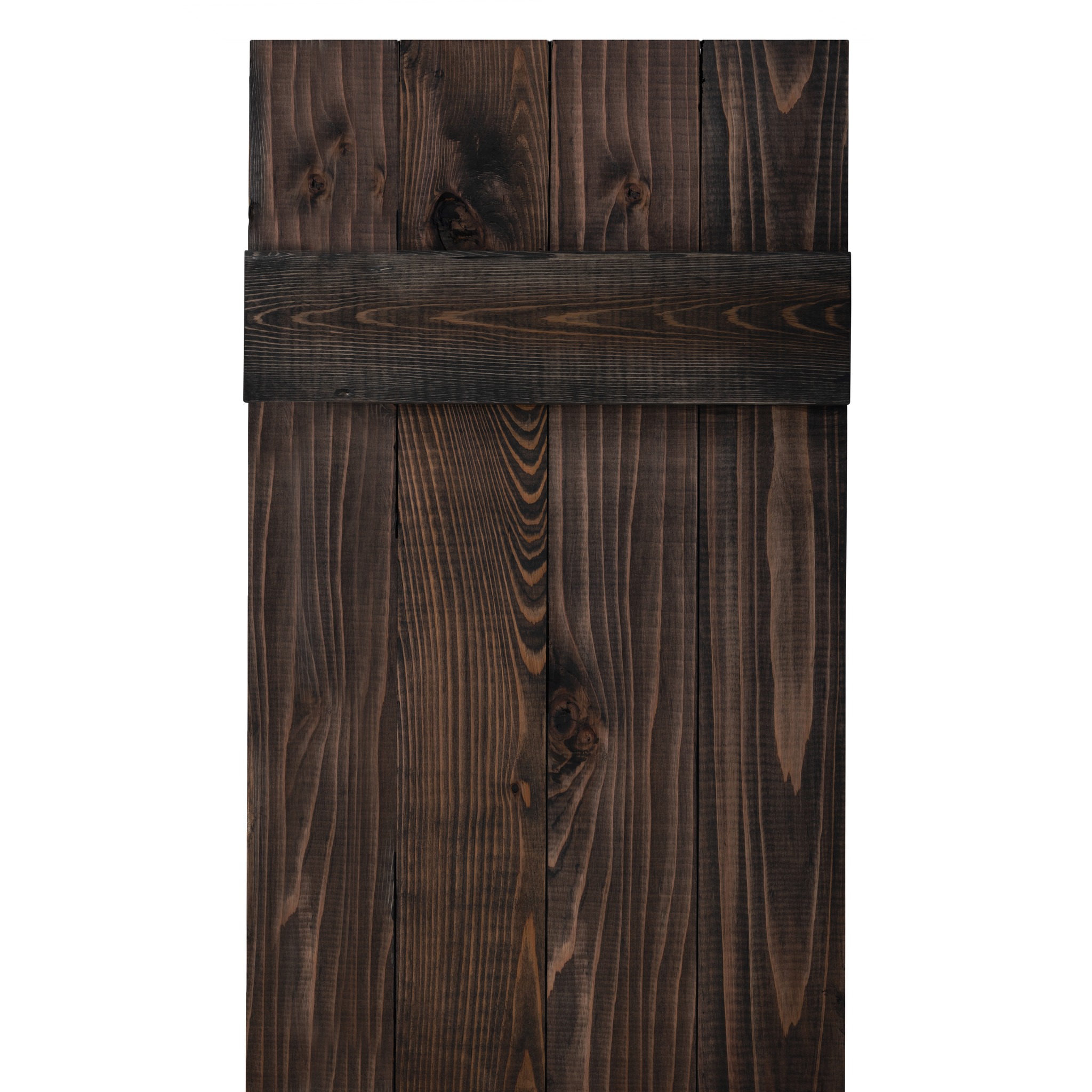 Traditional Board & Batten Exterior Wood Shutters - Cedar - Set of 2 by Dogberrycollections