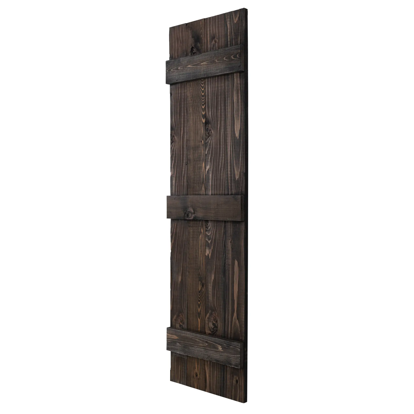 Traditional Board & Batten Exterior Wood Shutters - Cedar - Set of 2 by Dogberrycollections