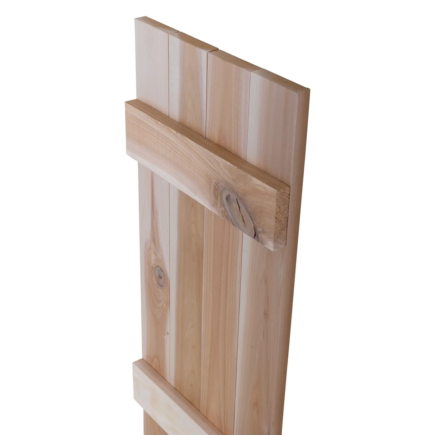 Traditional Board & Batten Exterior Wood Shutters - Cedar - Set of 2 by Dogberrycollections