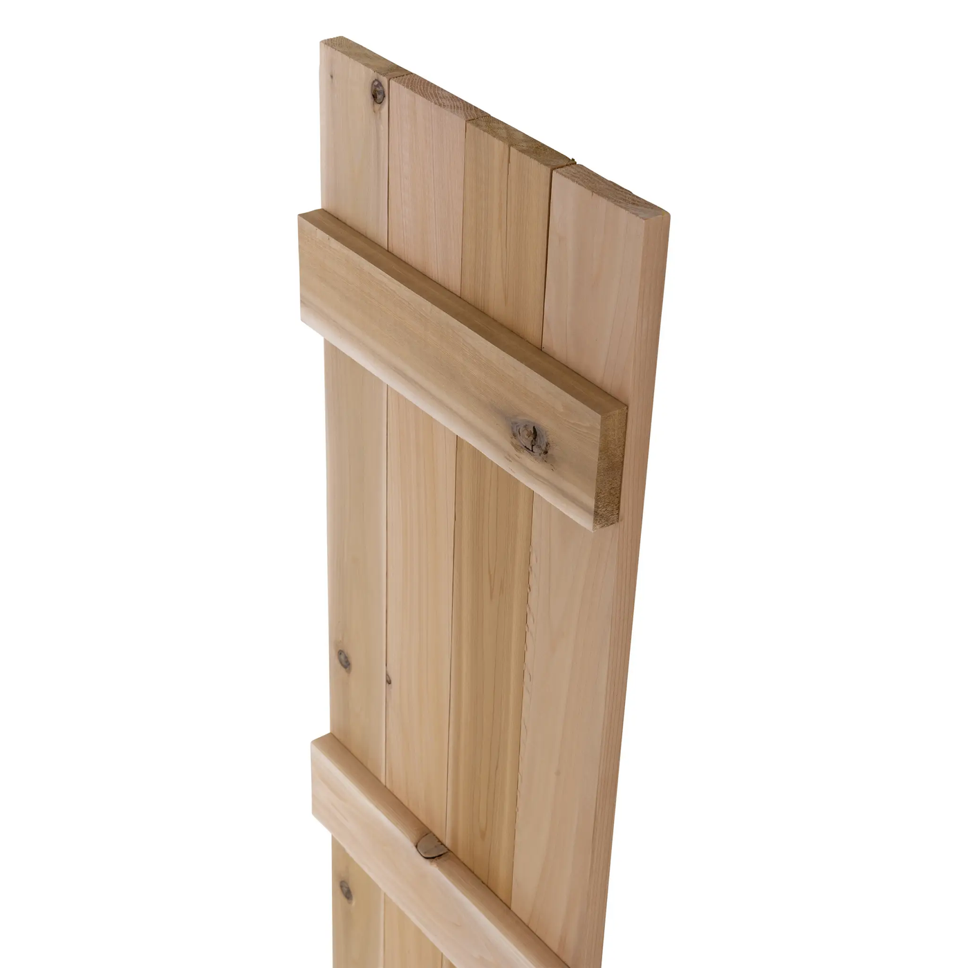 Traditional Board & Batten Exterior Wood Shutters - Cedar - Set of 2 by Dogberrycollections