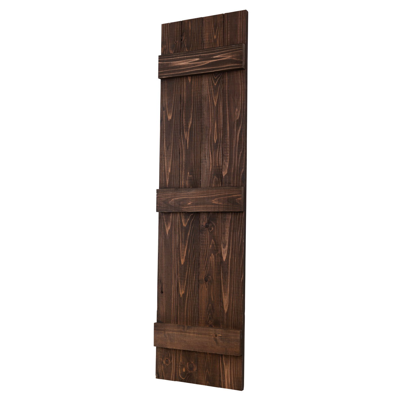Traditional Board & Batten Exterior Wood Shutters - Cedar - Set of 2 by Dogberrycollections