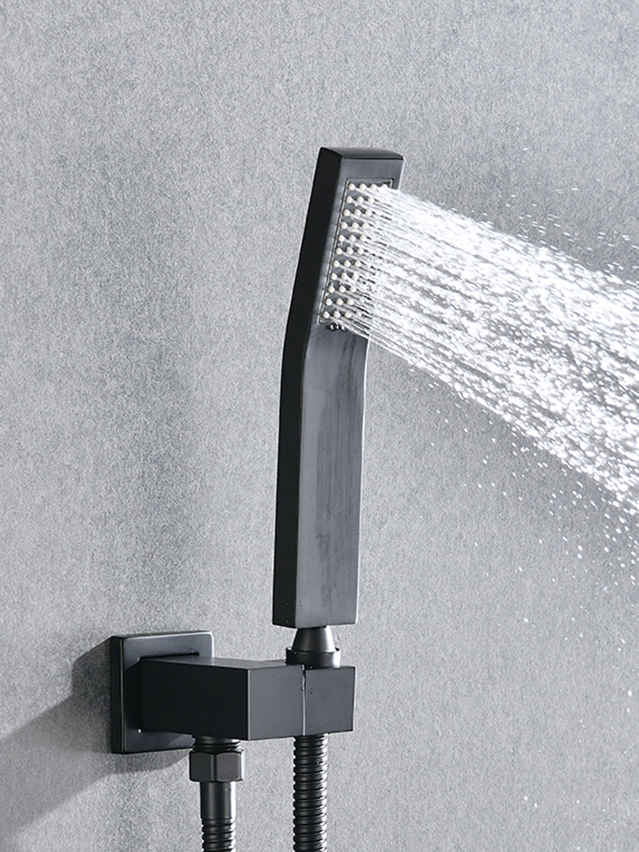 Shower System with Tub Spout and 12 Inch Shower Head by HouseOfZazla