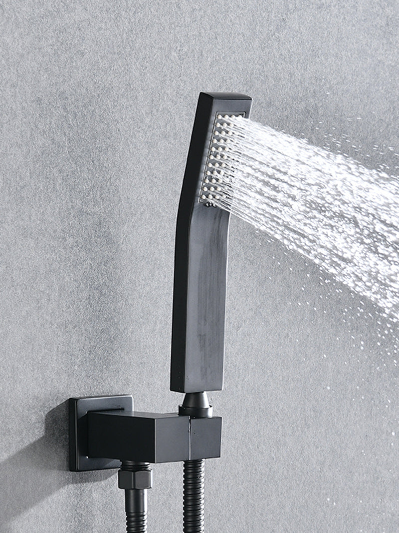Shower System with Tub Spout and 12 Inch Shower Head by HouseOfZazla