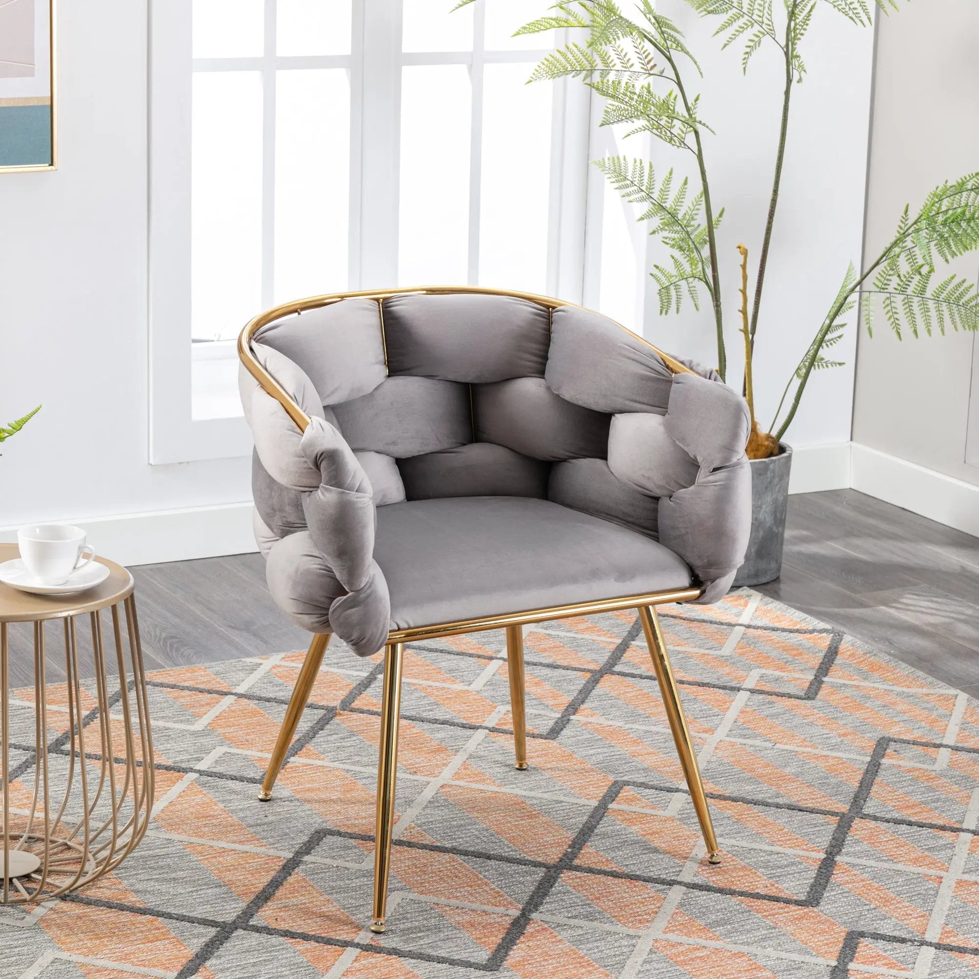 Luxury Modern Velvet Single Sofa Chair by HouseOfZazla