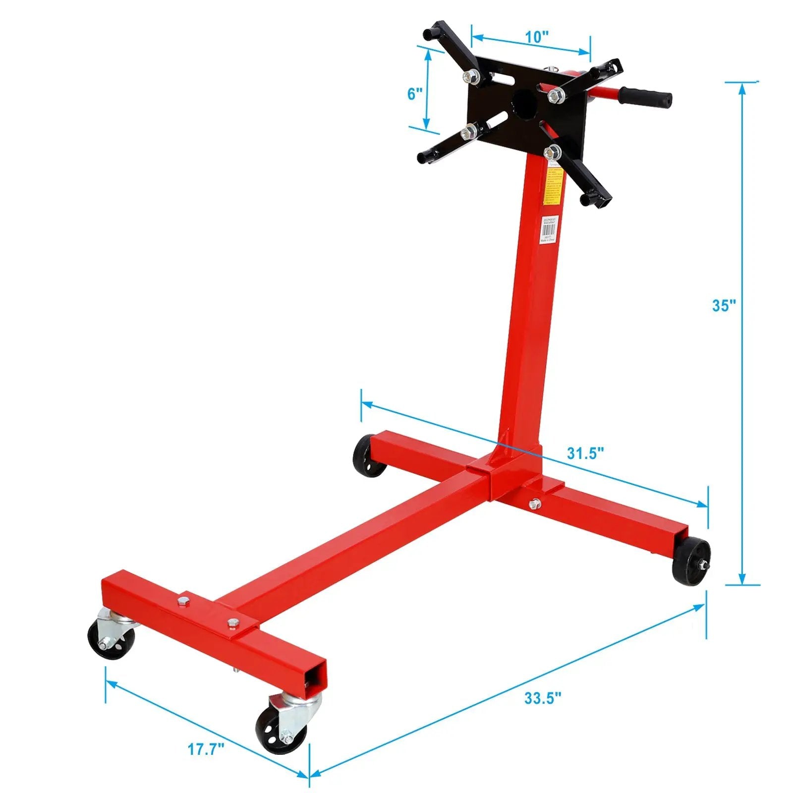 Engine Stand with Rotating Head - 1000lbs Capacity by HouseOfZazla