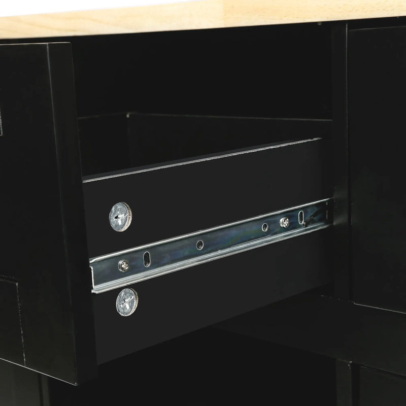Rubber Wood Drop-Leaf Kitchen Cart with Storage by HouseOfZazla
