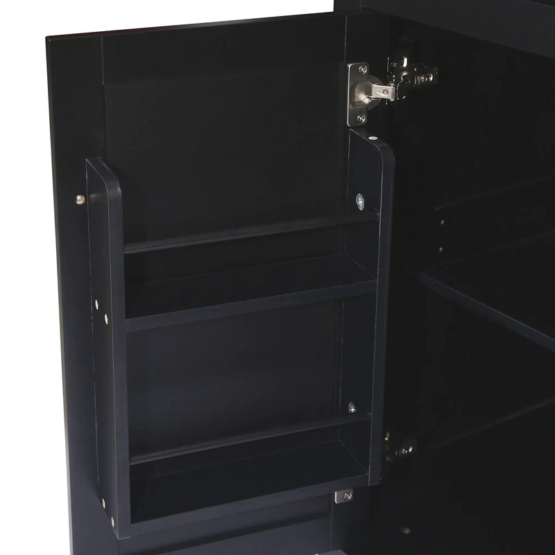 Rubber Wood Drop-Leaf Kitchen Cart with Storage by HouseOfZazla
