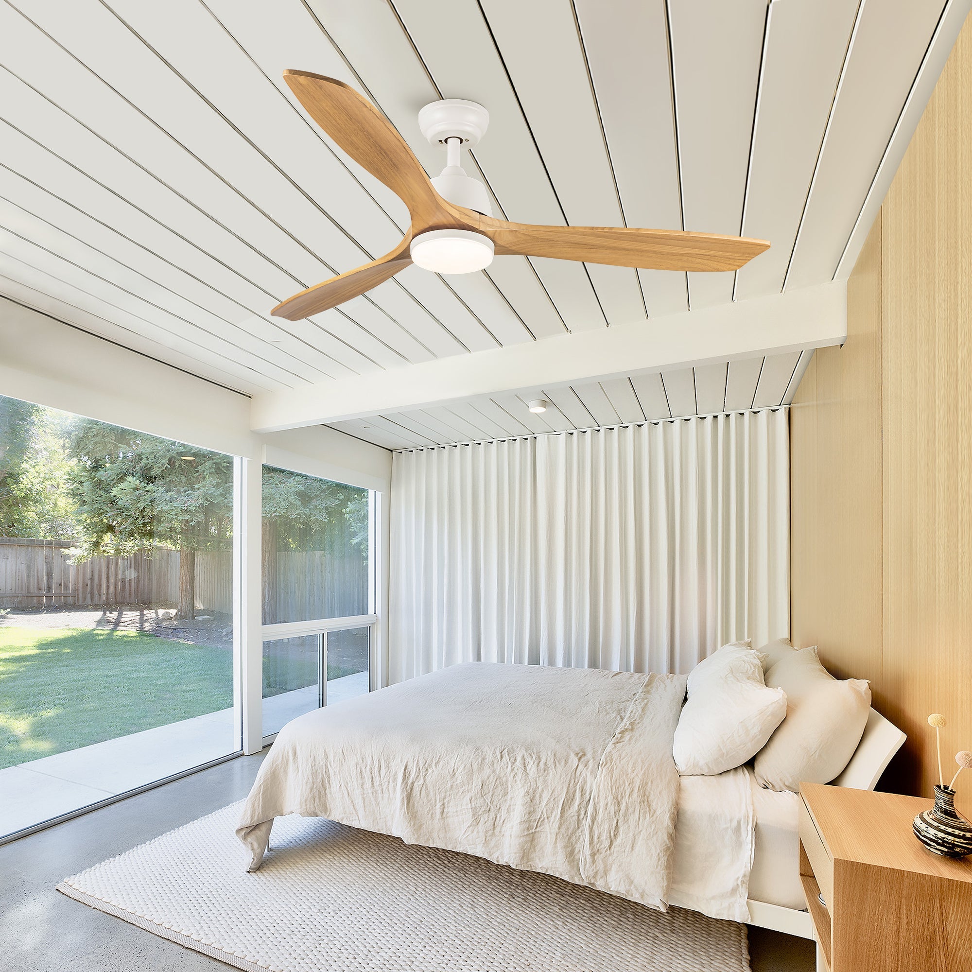 YUHAO 52-Inch Integrated LED Ceiling Fan with Remote Control by HouseOfZazla