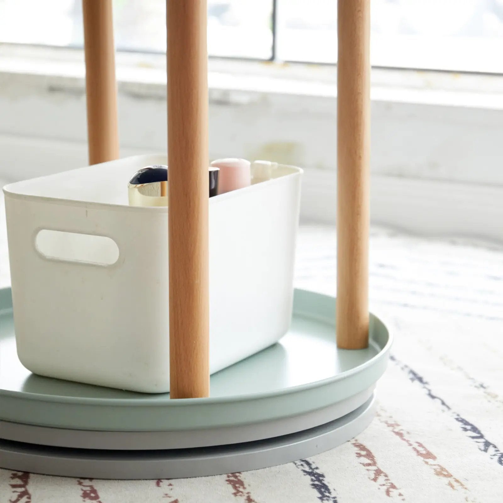 Storage Shelf: 360° Rotating Bookshelf by HouseOfZazla