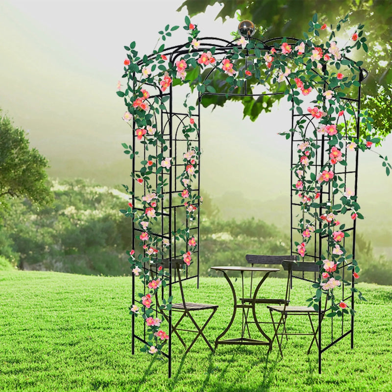 Metal Garden Arch Iron Garden Arbors Gazebo by HouseOfZazla