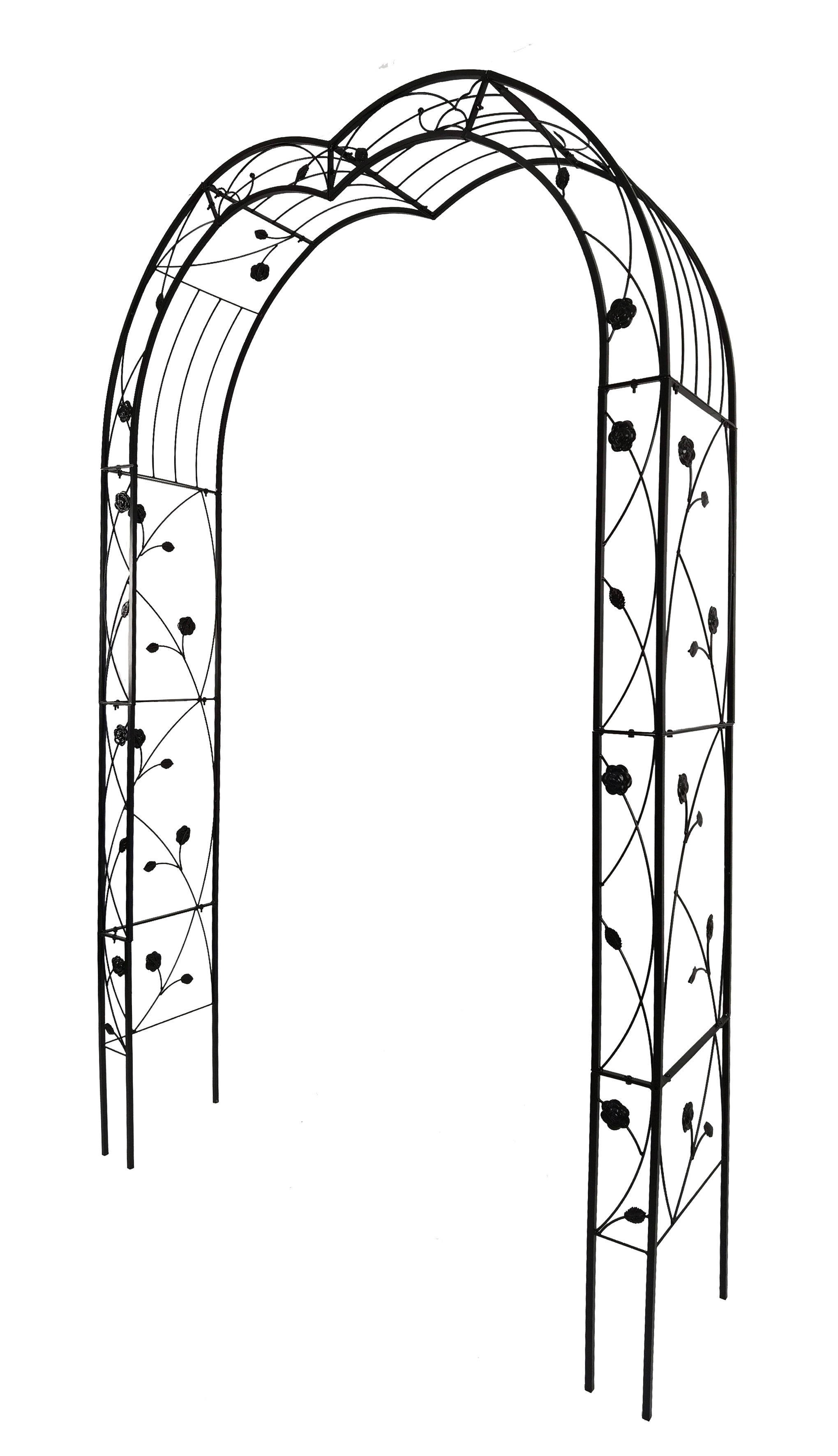 Metal Garden Arch with 8 Style Options by HouseOfZazla