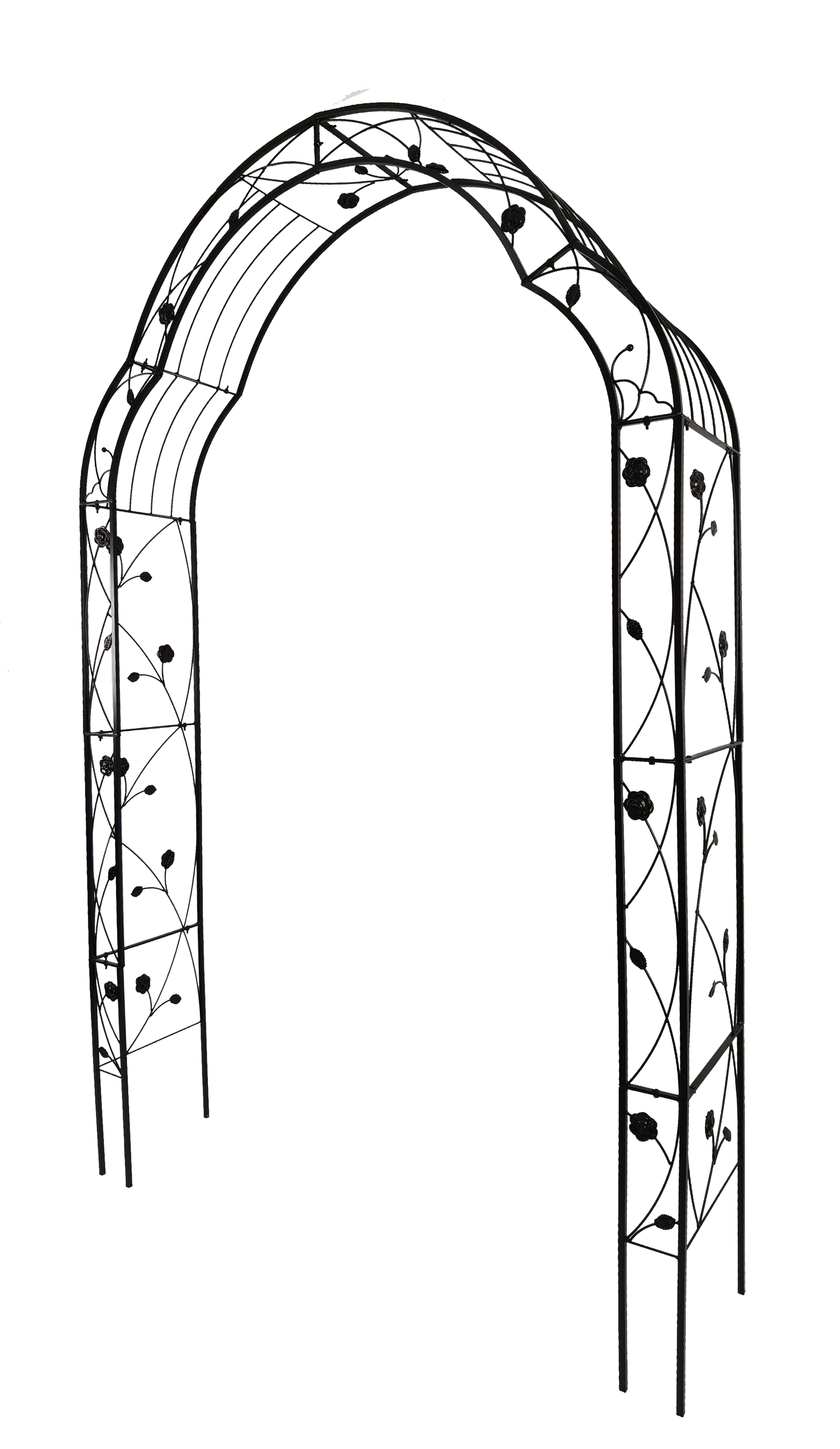 Metal Garden Arch with 8 Style Options by HouseOfZazla