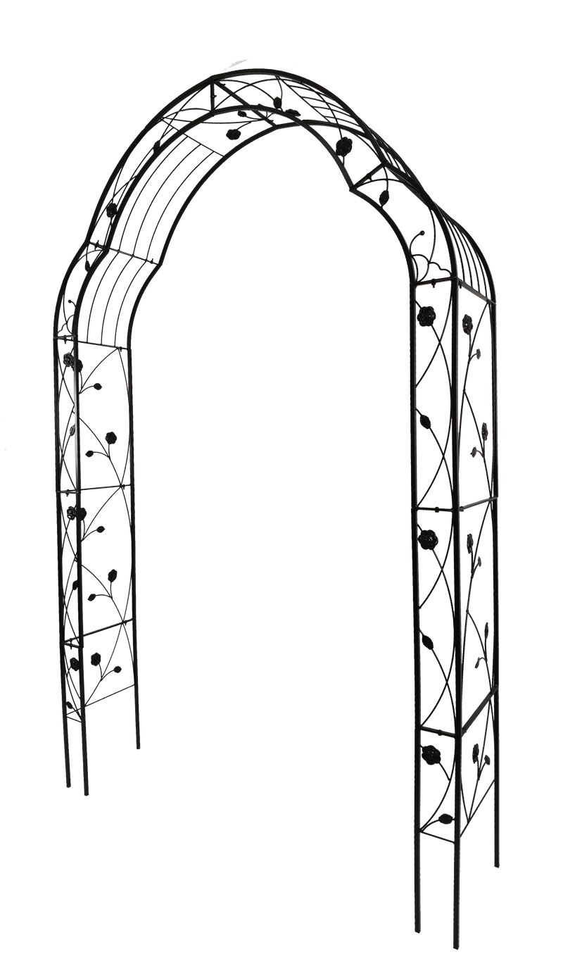 Metal Garden Arch with 8 Style Options by HouseOfZazla