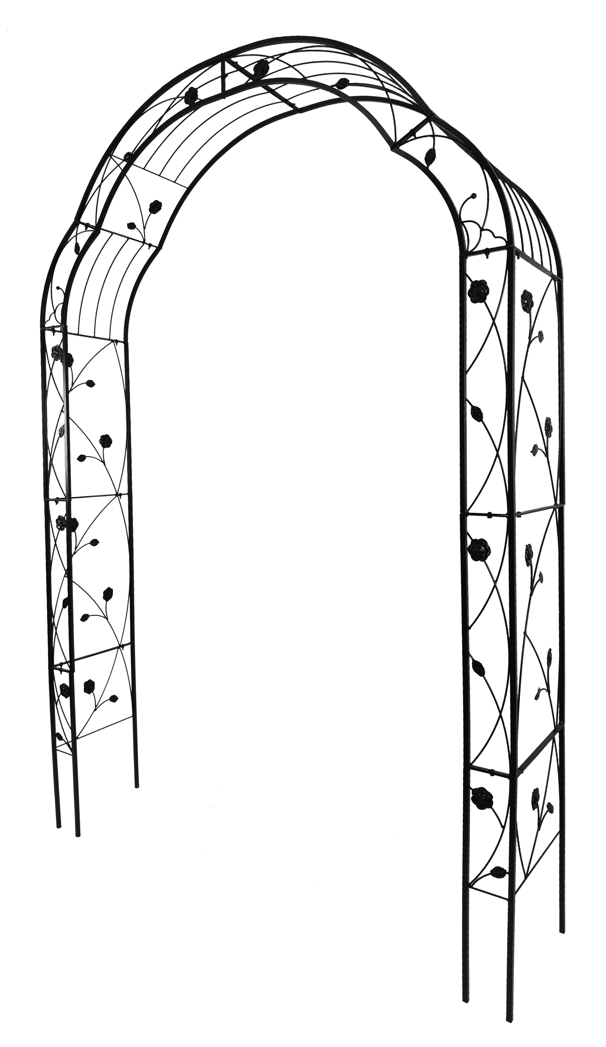 Metal Garden Arch with 8 Style Options by HouseOfZazla