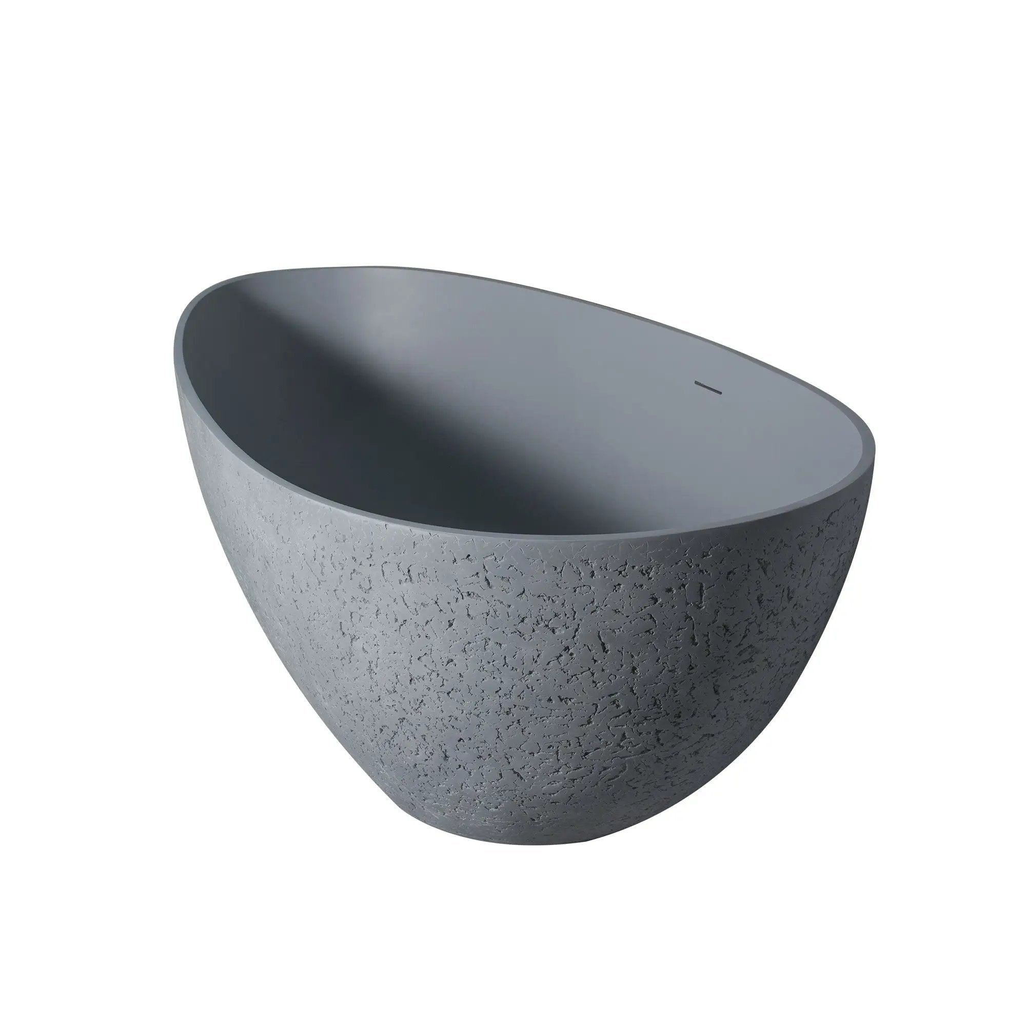 65 Inch Freestanding Solid Surface Soaking Bathtub by HouseOfZazla