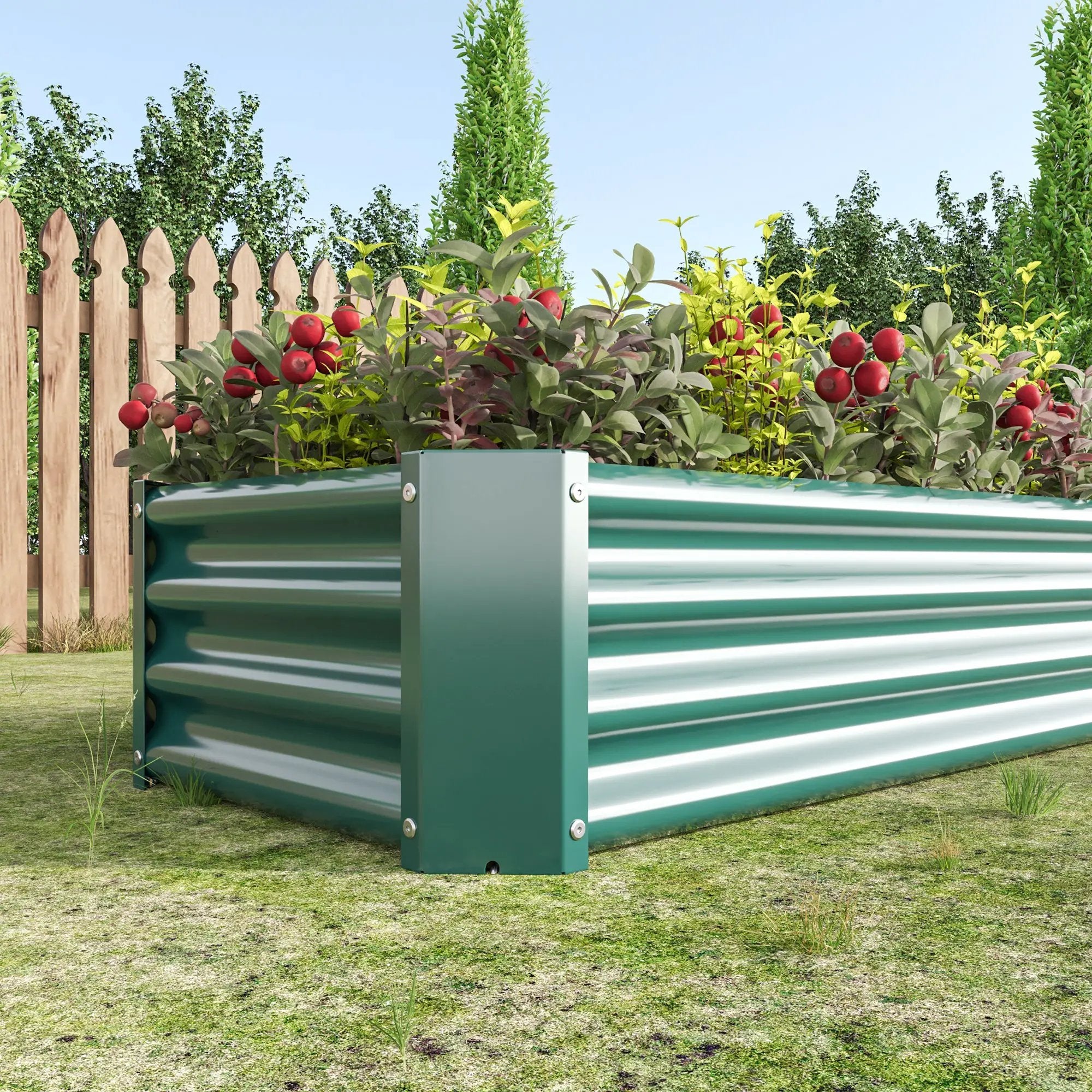2-Piece Metal Garden Pots & Planters Set by HouseOfZazla