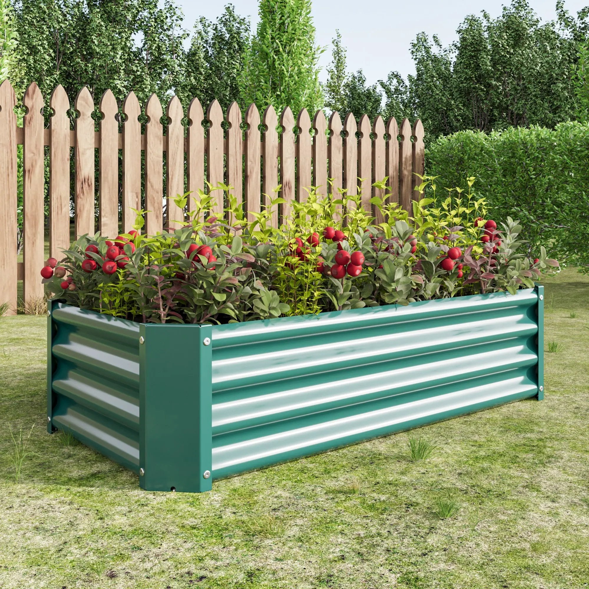 2-Piece Metal Garden Pots & Planters Set by HouseOfZazla