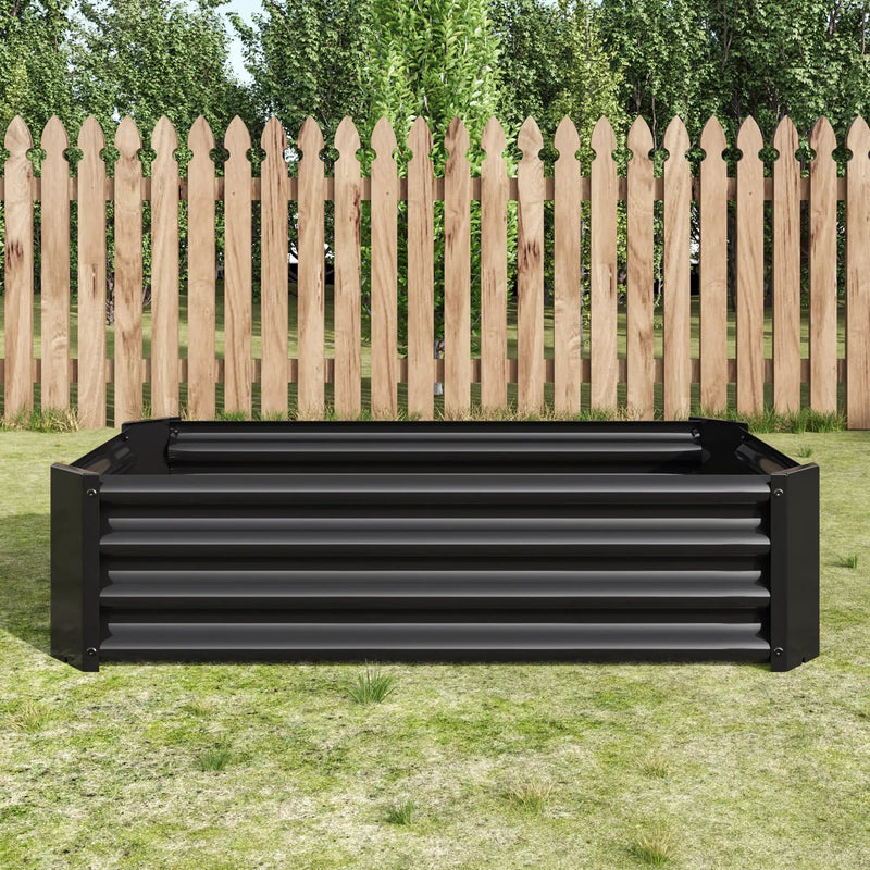 Metal Raised Garden Bed for Flowers and Vegetables by HouseOfZazla