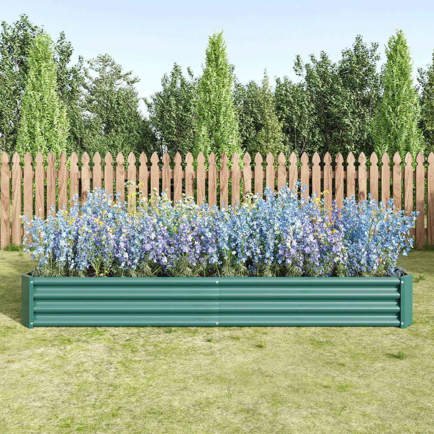 2-Piece Metal Raised Garden Bed Set by HouseOfZazla