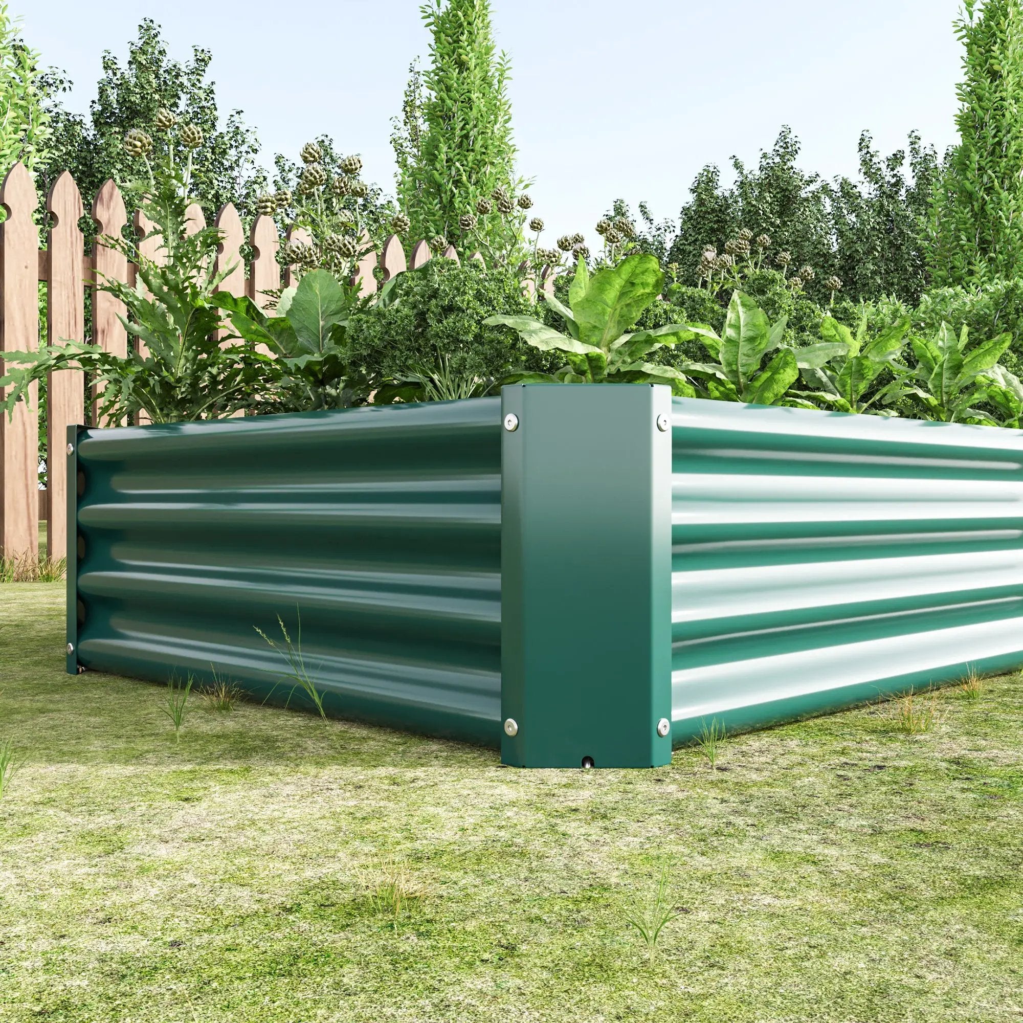 Raised Garden Bed Outdoor, 6×3×1ft by HouseOfZazla