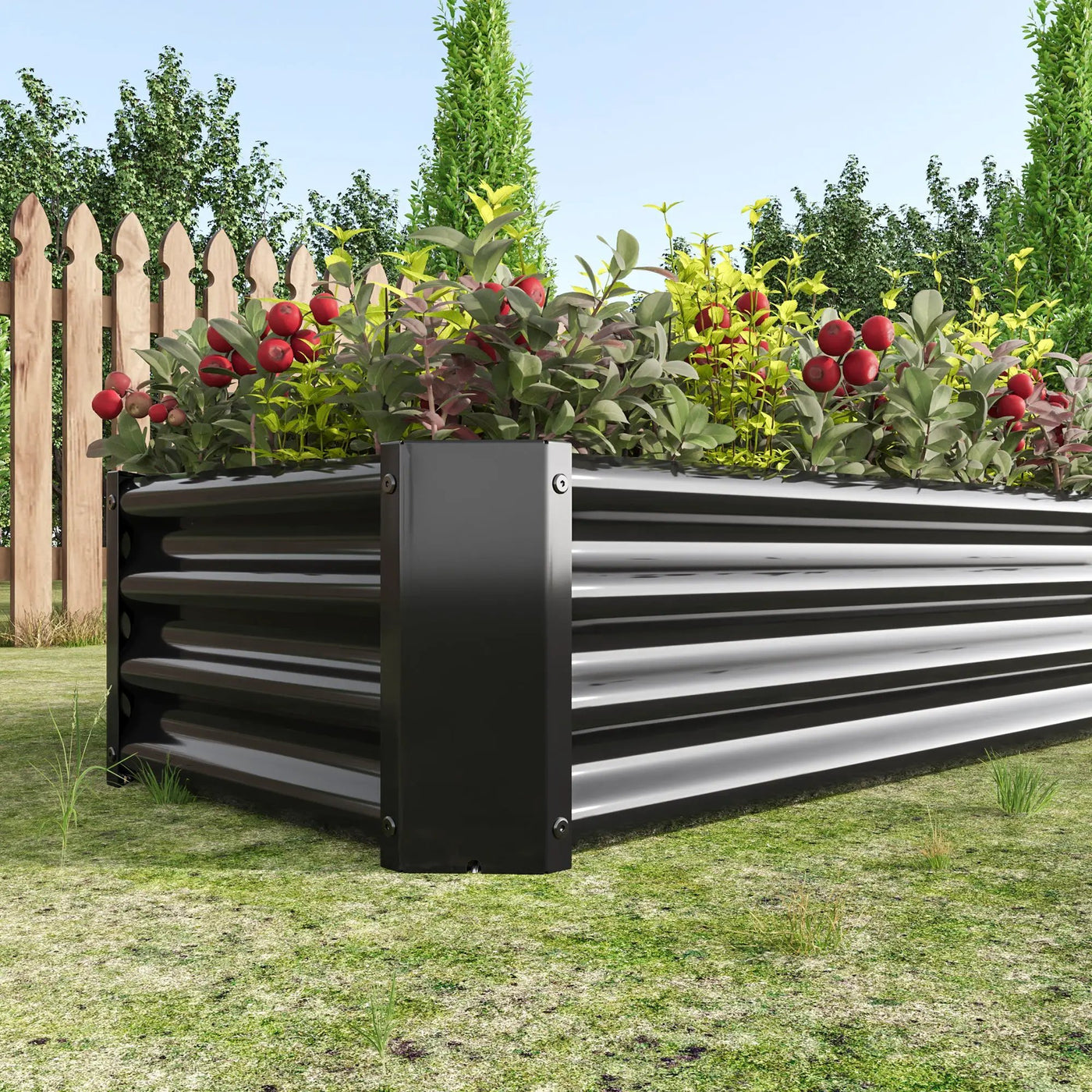 2-Piece Metal Raised Garden Bed Set by HouseOfZazla