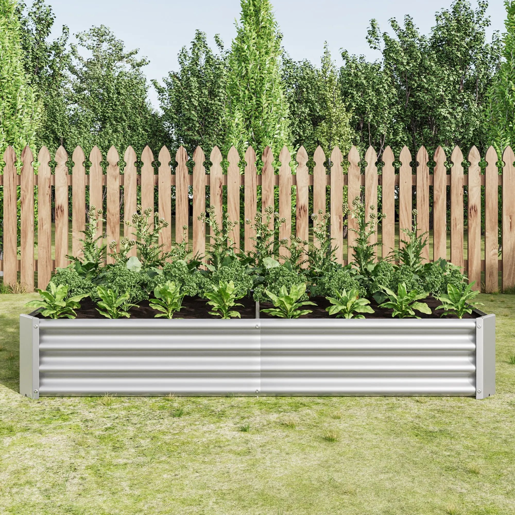 Raised Garden Bed Outdoor, 6×3×1ft by HouseOfZazla