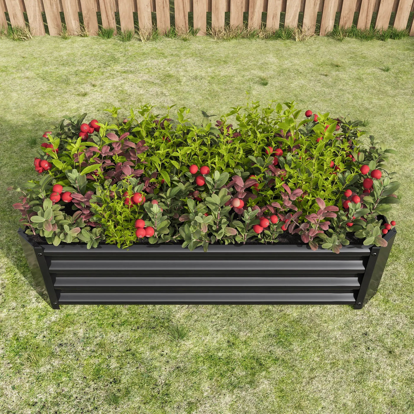 2-Piece Metal Raised Garden Bed Set by HouseOfZazla