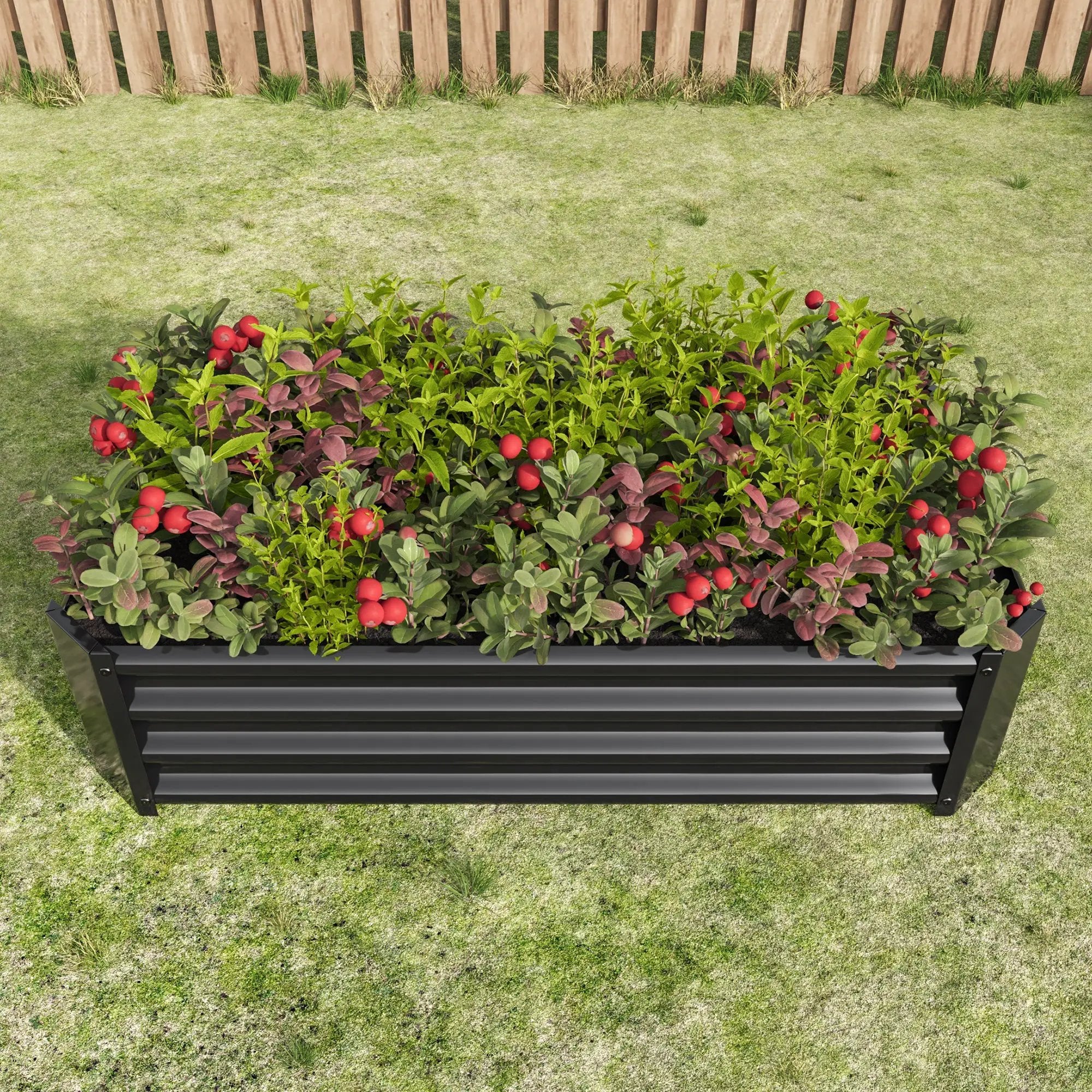 Metal Raised Garden Bed for Flowers and Vegetables by HouseOfZazla