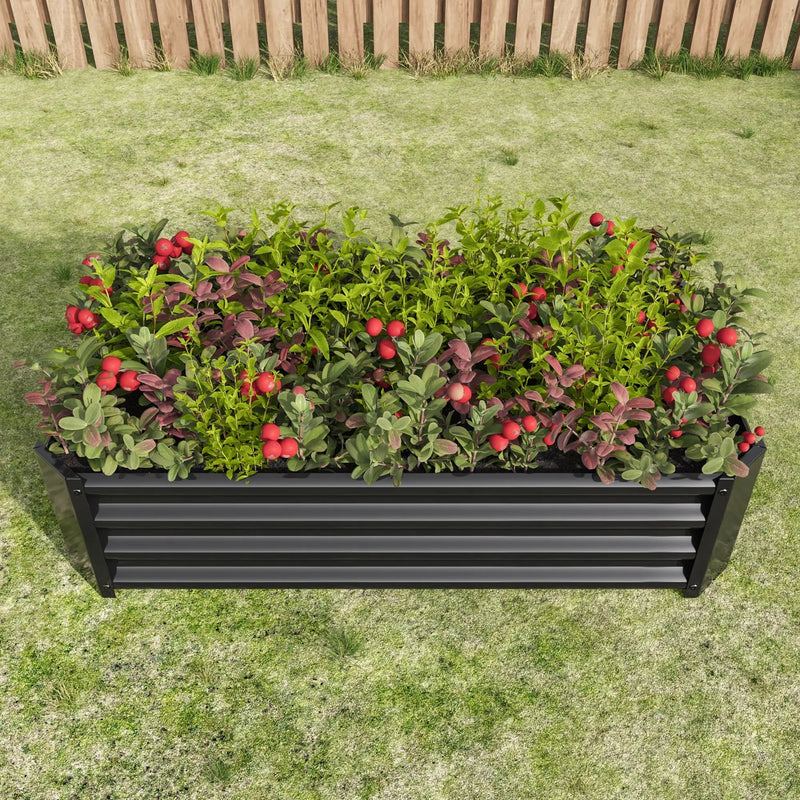 Metal Raised Garden Bed for Flowers and Vegetables by HouseOfZazla
