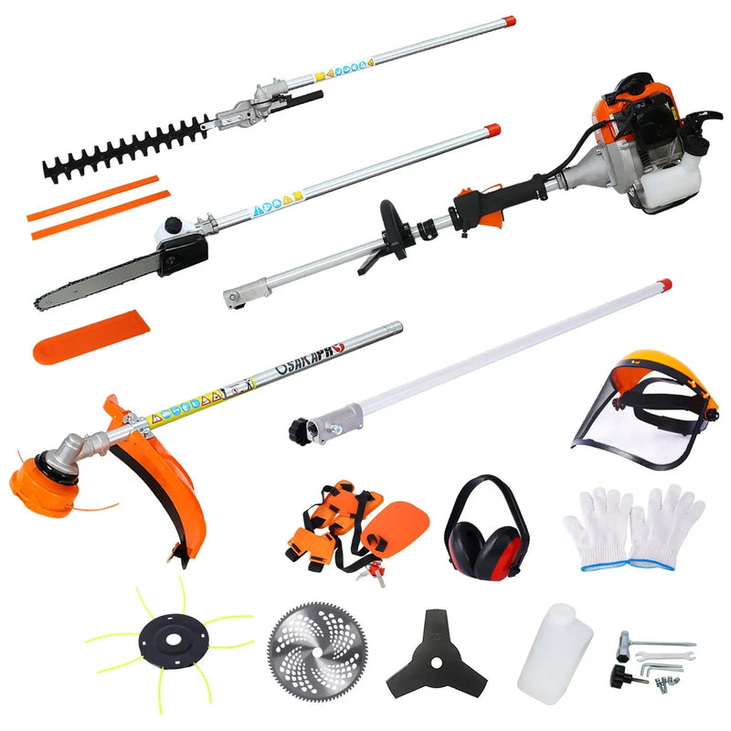 10 in 1 Multi-Functional Trimming Tool with 33CC 2-Cycle Engine by HouseOfZazla