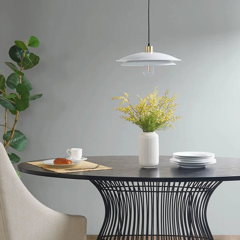 2-Tier Layered Shade Pendant by HouseOfZazla