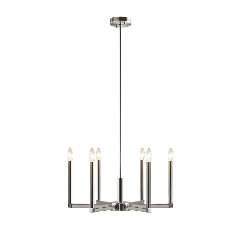 6-Light Contemporary Candelabra Styled Chandelier by HouseOfZazla