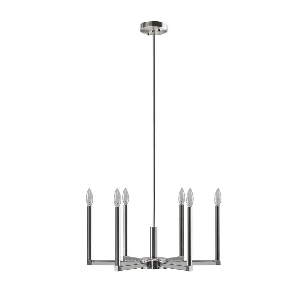 6-Light Contemporary Candelabra Styled Chandelier by HouseOfZazla